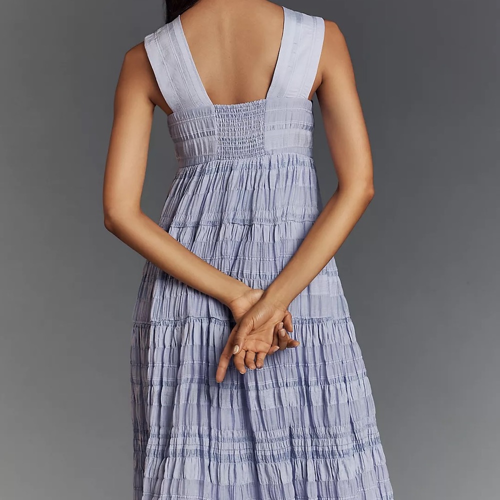 NwotAnthropologie helena white Maxi Dress - Picture 8 of 10